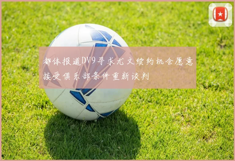 都体报道DV9寻求尤文续约机会愿意接受俱乐部条件重新谈判